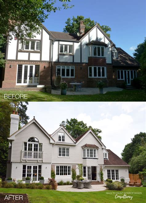 tudor exterior before and after